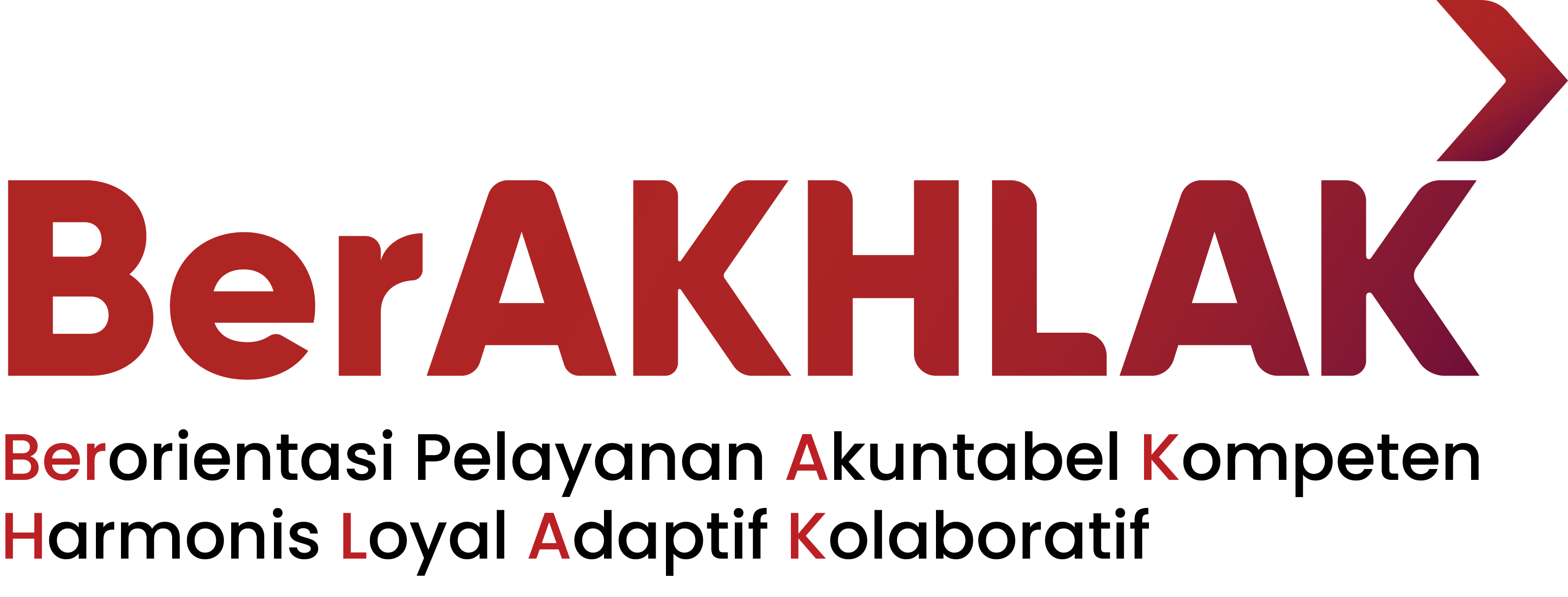 Logo Berakhlak - Disperkim SIMANTEL