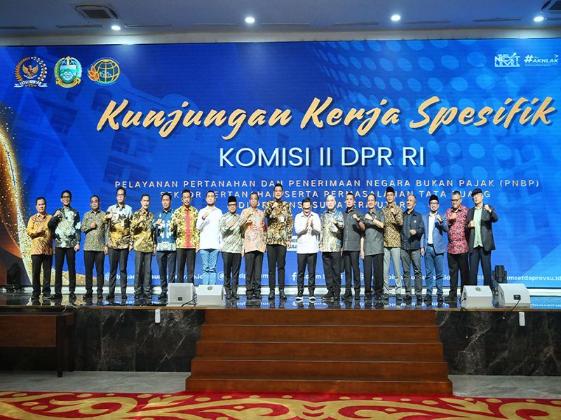 Terima Kunker Komisi II DPR RI, Bobby Nasution Sampaikan Keluhan Masyarakat Terkait Konflik Agraria di Sumut