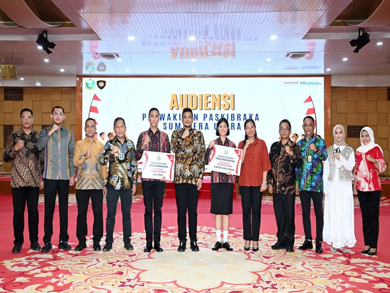 Bawa Nama Sumut, Dua Siswa Asal Medan dan Deliserdang Jadi Paskibraka Nasional