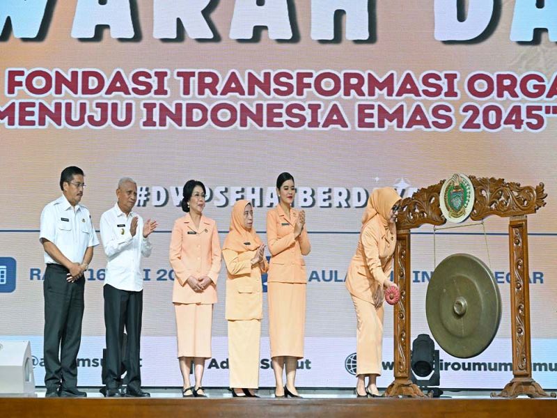 Wagub Sumut Surya Sebut DWP Mitra Strategis Pemerintah Sejahterakan Rakyat