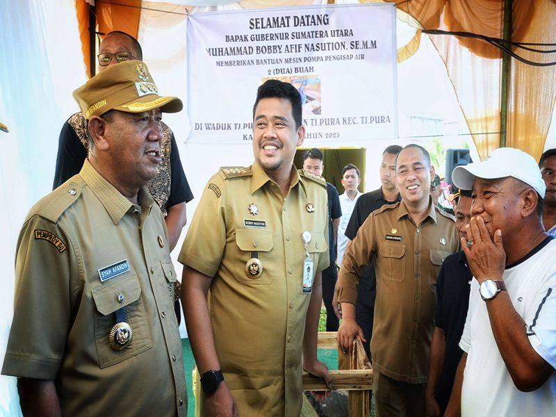 Puluhan Tahun Kena Banjir, Warga Langkat Senang Gubernur Bobby Nasution Tepati Janji Benahi Waduk