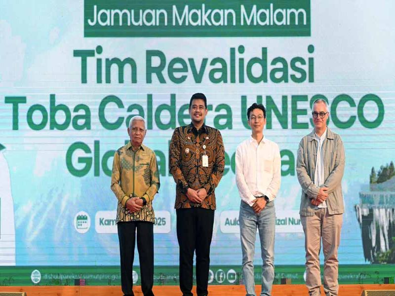 Revalidasi Geopark Kaldera Toba Berakhir, Gubernur Bobby Nasution Optimis Dapat Kartu Hijau