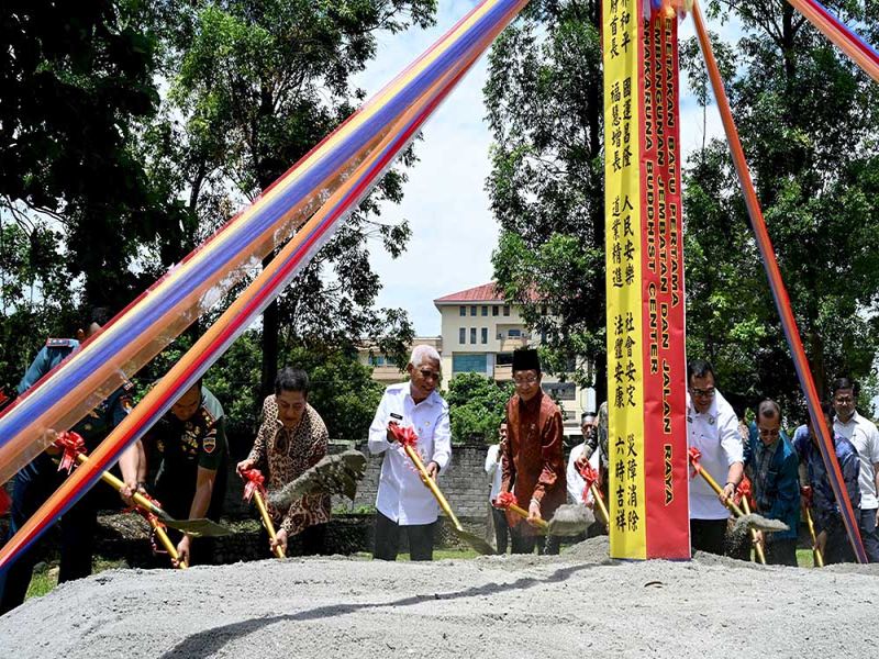 Peresmian Pembangunan Jembatan Wihara Mahakaruna Buddhist Center, Wagub Surya: Simbol Kerukunan Antarumat Beragama di Sumut
