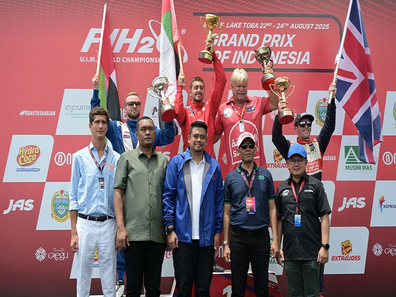 Tutup dan Serahkan Trofi Juara F1 Powerboat Indonesia, Bobby Nasution Optimis Tahun Depan Makin Baik Lagi