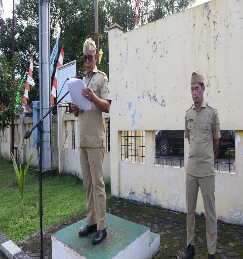 Gubsu menginstruksikan kepada seluruh ASN Pemerintah Provinsi Sumatera Utara dan peserta apel pagi