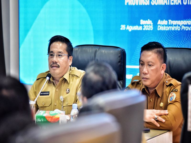 Sekdaprov Sumut Ajak ASN Dinas Kominfo Terus Perkuat Kerja Sama Tim