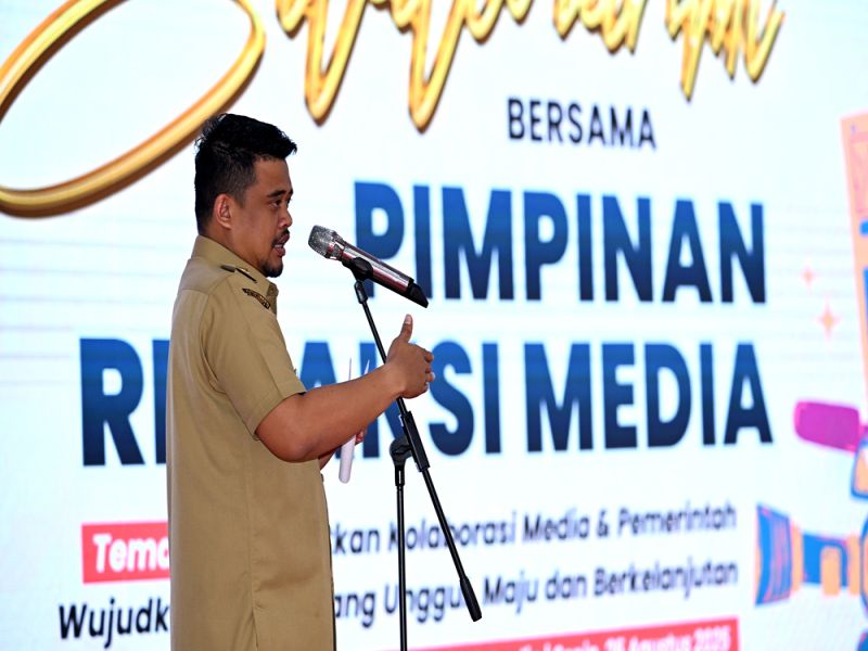 Undang Para Pemimpin Redaksi Media dan Organisasi Pers, Gubernur Bobby Nasution Pererat Kolaborasi Bangun Sumut