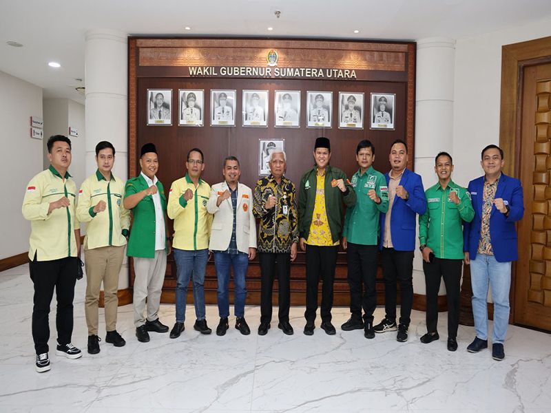 Lima Organisasi Pemuda di Sumut Nyatakan Dukungan pada Pemprov Sumut untuk Berantas Narkoba