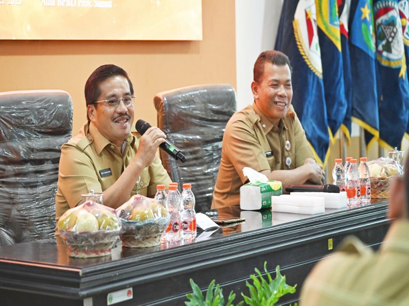 Sekdaprov Minta BPBD Sumut Selalu Sigap Hadapi Bencana