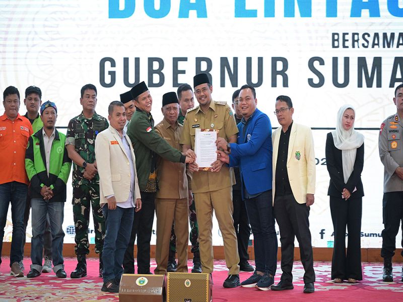 Elemen Masyarakat Sumut Kompak Serukan Penyampaian Aspirasi Damai, Bobby Nasution Apresiasi Kondisi Sumut Kondusif dan Aman