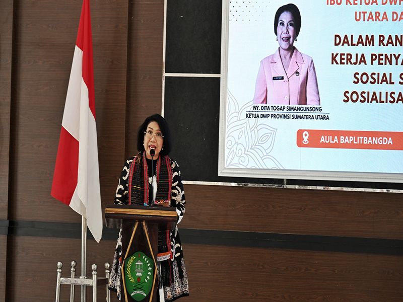 Ketua DWP Sumut Tekankan Pola Asuh dan Hidup Sehat ke Anak di Padangsidimpuan