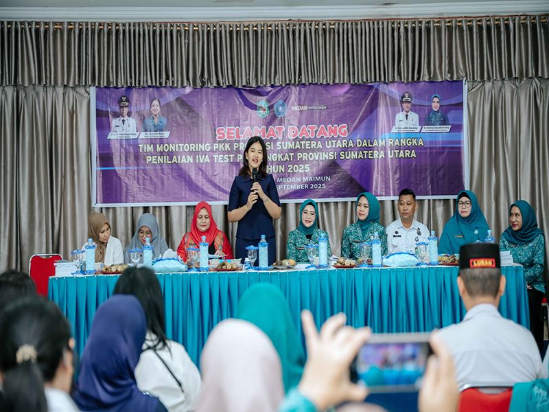 Kahiyang Ayu Apresiasi Inovasi PKK Medan Maimun, Dorong Perempuan Lakukan IVA Test