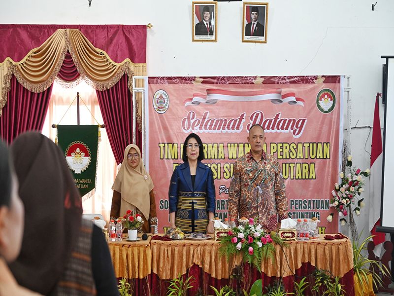 Ketua DWP Sumut Minta Pengurus di Tapteng Aktif Mengawal Gerakan Penurunan Stunting
