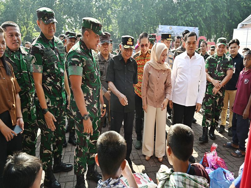 Wagub Sumut Apresiasi Kegiatan Bakti Sosial HUT ke-80 TNI