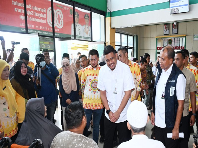 Bobby Nasution Tinjau Langsung RSUD Aek Kanopan Pastikan Kesiapan Layanan UHC