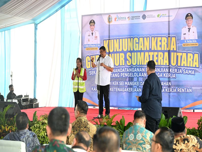 Kerja Sama dengan PT Kinra Utamakan Pekerja Lokal, Bobby Nasution Optimis Serap 13.000 Tenaga Kerja di KEK Sei Mangkei