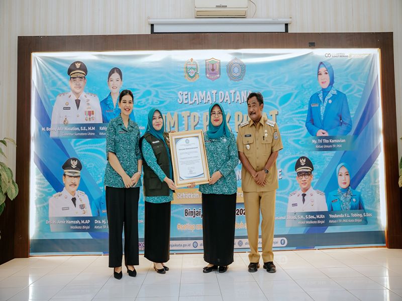 Zero Dose Turun, PKK Pusat Apresiasi Langkah Cepat PKK Sumut di Binjai