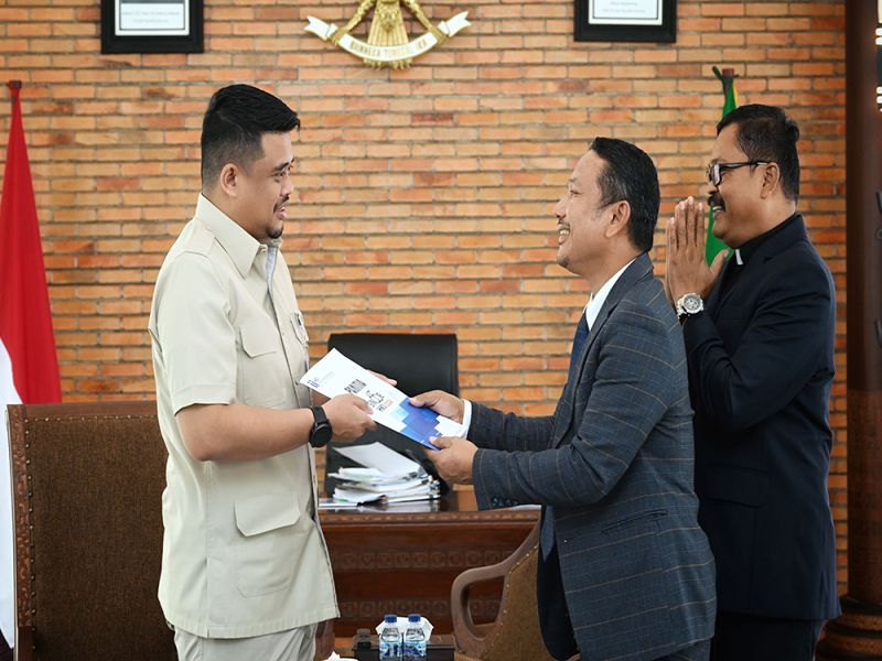 Terima Panitia Sinode HKI ke-65, Gubernur Bobby Nasution Ajak Doakan Sumut