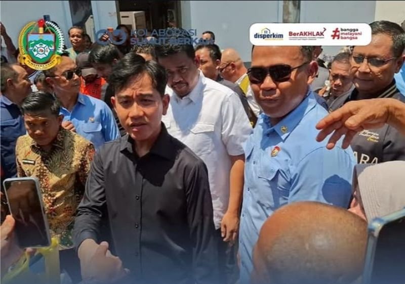 Wapres Tinjau Hunian Tetap bagi Warga Terdampak Bencana di Aek Parombunan