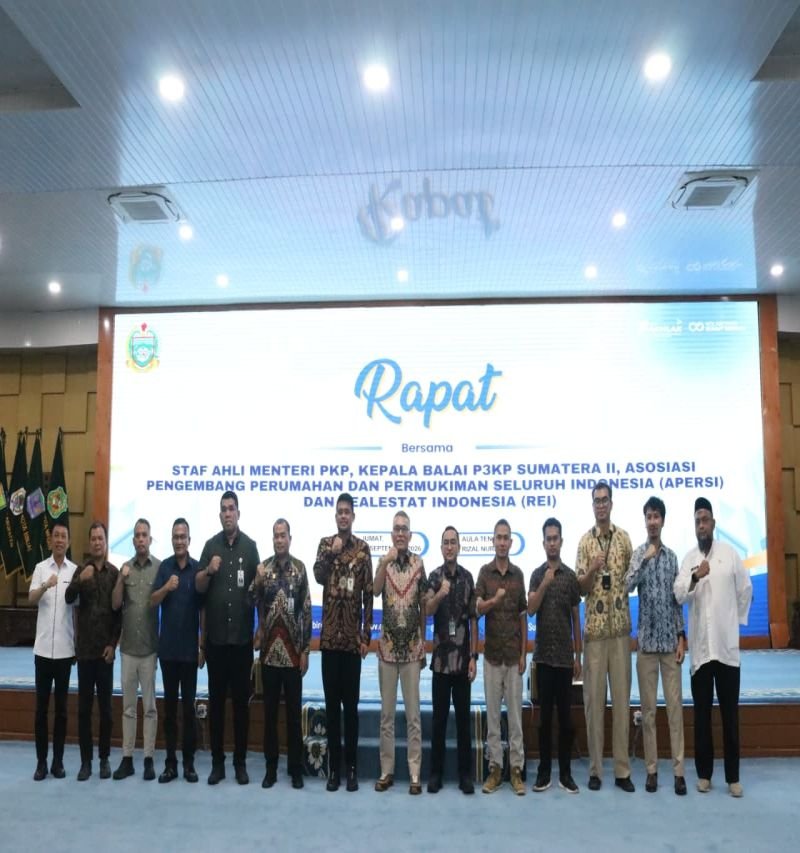 Percepatan Pembangunan Sektor Perumahan dan Kawasan Permukiman di Sumatera Utara Terus Diperkuat Melalui Sinergi dan Kolaborasi Lintas Sektor.