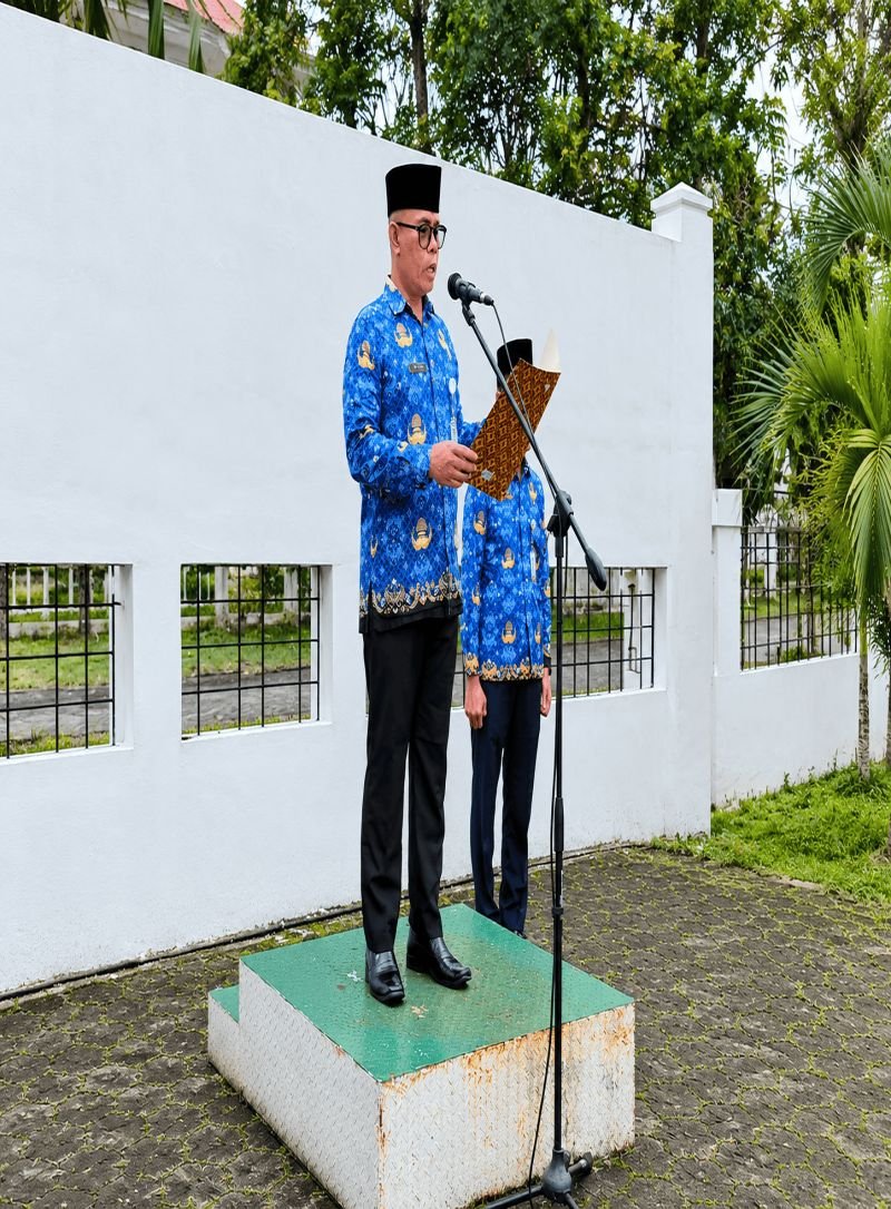 Upacara Peringatan Hari Kesaktian Pancasila di Lingkungan Dinas Perkim Provsu